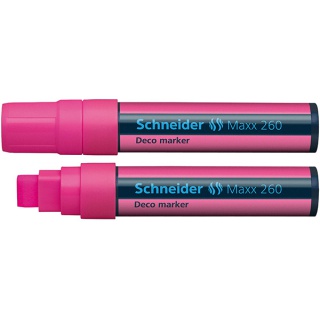 Chalk marker SCHNEIDER Maxx 260 Deco, 5-15mm, pendant, pink