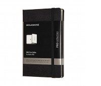 MOLESKINE PRO Portfolio P (9x14 cm), 6 kieszonek, czarne
