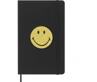 Notatnik MOLESKINE L (13x21 cm), Smiley, w linie, twarda oprawa, 176 stron