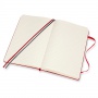 Notes MOLESKINE Classic L (13x21 cm), w linie, twarda oprawa, scarlet red, 400 stron, czerwony, Notatniki, Zeszyty i bloki