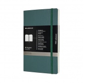 Notes MOLESKINE Professional L (13x21 cm), miękka oprawa, forest green, 192 stron, zielony