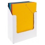 Elasticated file, OFFICE PRODUCTS, pressed board, A4, 390 gsm, 3-flap, assorted colours, Flat files, Document archiving