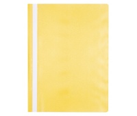 Skoroszyt OFFICE PRODUCTS, 120/180 mic, PP, żółty