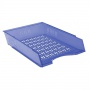 Desk drawer DONAU, 370x256x70mm, openwork, transparent blue