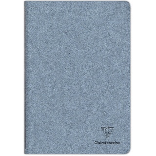 Notebook CLAIREFONTAINE Jeans&Cocoa, A4, 48 sheets, line, sewn spine, blue