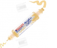 Marker akrylowy 3D e-5400 EDDING, podwójny, 2-3 mm, 5-10 mm, żółty pastelowy