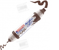 Acrylic marker 3D e-5400 EDDING, double, 2-3 mm, 5-10 mm, chocolate brown