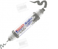 Acrylic marker 3D e-5400 EDDING, double, 2-3 mm, 5-10 mm, anthracite
