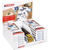 Pisak z końc&oacute;wką pędzelkową e-1340 EDDING, display, 87 szt., mix kolor&oacute;w
