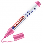 Marker tekstylny e-4500 EDDING, 2-3 mm, różowy