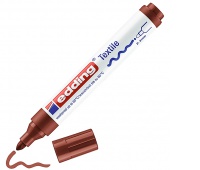 Marker tekstylny e-4500 EDDING, 2-3 mm, brązowy