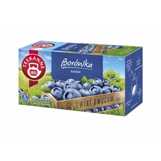 Tea TEEKANNE World of Fruits, Blueberry, 20 envelopes
