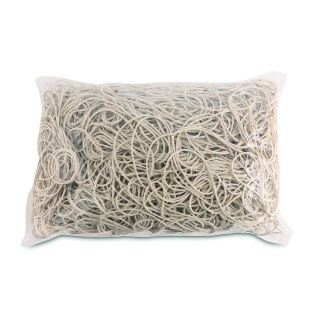 Receptive rubber bands OFFICE PRODUCTS, diameter 100mm, 1,3x4mm, 60% rubber, 1000g, packet, white