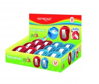 KEYROAD 12pcs jumbo sharpener/display box, Diameter for 16mm crayon & pencil