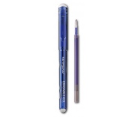 KEYROAD Eraseable gel ink pen,blue color, 0.7mm tip, 1pc with 1 refill/blister card