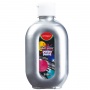 Farba plakatowa KEYROAD, metaliczna, 300ml, butelka, srebrna, Plastyka, Artykuły szkolne