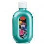 Farba plakatowa KEYROAD, metaliczna, 300ml, butelka, zielona, Plastyka, Artykuły szkolne