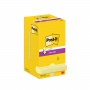 Sticky notes POST-IT® Super sticky Z-Notes (R330-12SS-CY), 76x76mm, 12x90 sheets, yellow