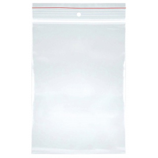 String bag OFFICE PRODUCTS, LDPE, 80x120mm, 100pcs, transparent