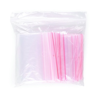String bag OFFICE PRODUCTS, LDPE, 100x150mm, 100pcs, transparent