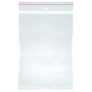String bag OFFICE PRODUCTS, LDPE, 100x200mm, 100pcs, transparent