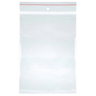 String bag OFFICE PRODUCTS, LDPE, 100x120mm, 100pcs, transparent
