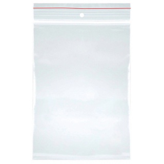 String bag OFFICE PRODUCTS, LDPE, 110x130mm, 100pcs, transparent