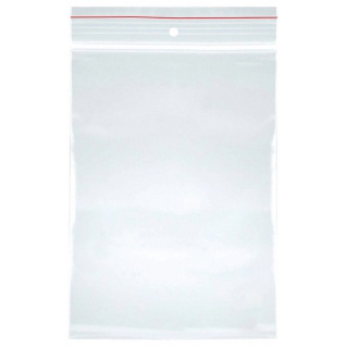 String bag OFFICE PRODUCTS, LDPE, 140x150mm, 100pcs, transparent