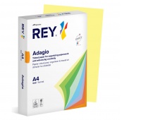Papier ksero REY ADAGIO, A4, 80gsm, 49 żółty kanarkowy pastel *RYADA080X423 R200, 500 ark.