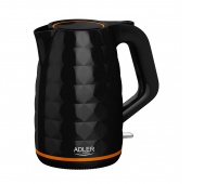 Czajnik elektryczny ADLER AD 1277, 1,7L, tworzywo, czarny