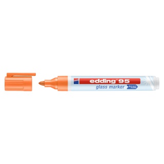 Marker for glass surfaces E-95 EDDING, 1,5-3 mm, orange