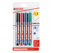 Whiteboard marker e-360 EDDING, 1,5-3mm, blister, 4pcs, mix colors