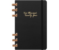 Kalendarz tygodniowy/miesięczny na spirali MOLESKINE 2024, 12M, L, twarda oprawa, czarny