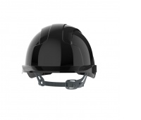 EVOLite® Mid Peak vented Black Helmet - Slip Ratchet