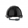 EVOLite® Mid Peak vented Black Helmet - Slip Ratchet
