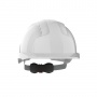 EVOLite® Mid Peak vented White Helmet - Wheel Ratchet