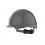 EVOLite® Mid Peak vented Grey Helmet - Wheel Ratchet