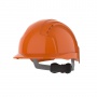 EVOLite® Mid Peak vented Orange Helmet - Wheel Ratchet