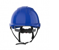 Evolite Linesman, vented,Blue Helmet, Wheel Ratchet