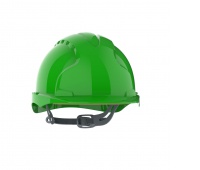 Hełm ochronny EVO®2, pasek przesuwny, niewentylowany, zielony
