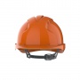 Evo 2® Mid Peak, unvented Orange Helmet - Slip Ratchet