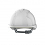 Evo 3® Mid Peak,unvented White Helmet - Slip Ratchet