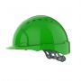 Evo 3® Mid Peak,unvented Green Helmet - Slip Ratchet