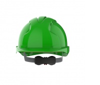 Evo 3® Mid Peak,vented Green Helmet - Wheel Ratchet