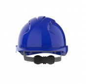 Evo 3&reg; Mid Peak,vented Blue Helmet - Wheel Ratchet