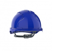 Hełm ochronny EVO®2, pasek przesuwny, wentylowany, niebieski