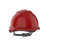 Hełm ochronny EVO®2, pasek przesuwny, wentylowany, czerwony