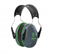 Sonis®1 Adjustable Ear Defenders 27dB SNR - Grey / Green