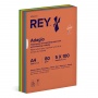 Papier ksero REY ADAGIO, A4, 80gsm, mix kolorów intens, *RYADA080X906 R200, 5x100 ark., Papier do kopiarek, Papier i etykiety