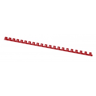 Binding combs OFFICE PRODUCTS, 6mm, 100 pcs., red
